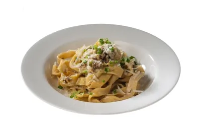 Домашняя паста с белыми грибами