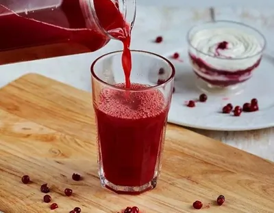 Брусничный морс