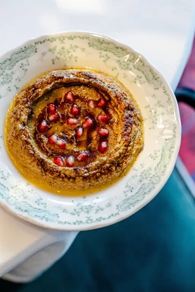 Хумус из тыквы с гранатом