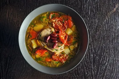 Суп с рулькой