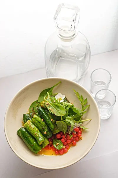 Яснополянские огурчики по-старотульски с имбирем и квашеной смородиной