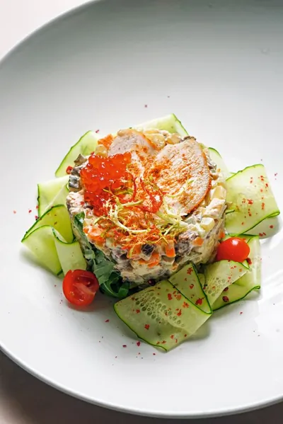 Салат оливье по-дворянски