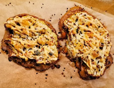 Сырные стейки из цветной капусты