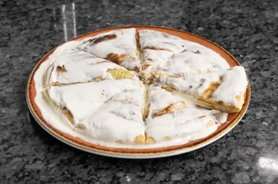 Кабардинский пирог с картофелем дэлен