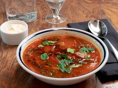 Щи с беконом