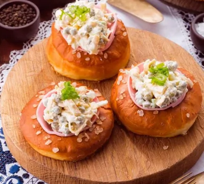 Крендели-бутерброды