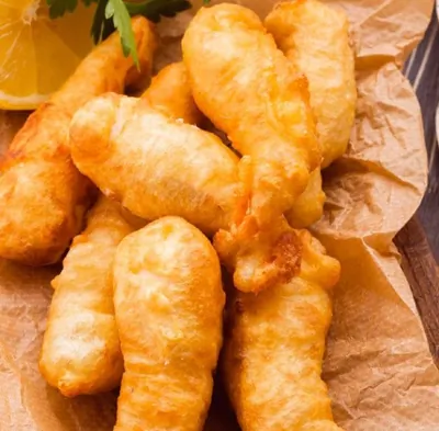 Минтай в тесте