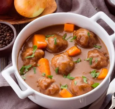 Фрикадельки в хлебном соусе