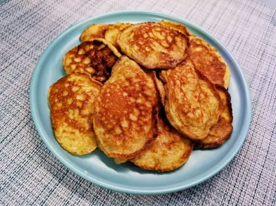 Нежные кетооладьи с тыквой