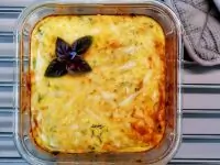 Фриттата с рикоттой и шпинатом