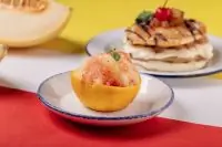 Цитрусовый сорбет с дыней