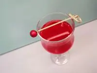 Морс из клюквы и калины с лемонграссом