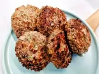 Говяжьи котлеты с тыквой и сливками