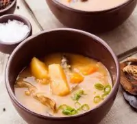 Гороховый суп с сухими грибами