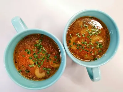 Куриный суп с сельдереем и морковью