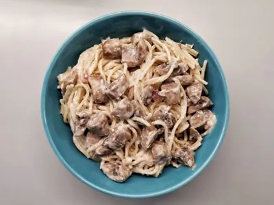 Нежная итальянская паста-жюльен