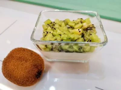 Нежная панна-котта с киви