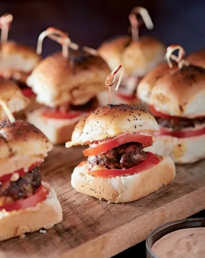 Бургеры «Хогвартс-экспресс» с дымком