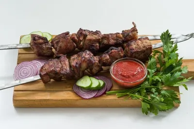 Шашлык на мангале