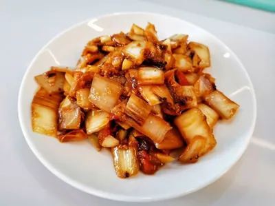 Жареная пекинская капуста карри