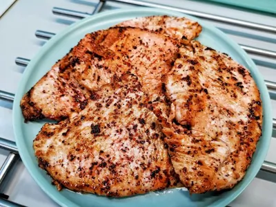 Имбирный шницель из индейки