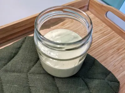 Майонез с шафраном и сливками