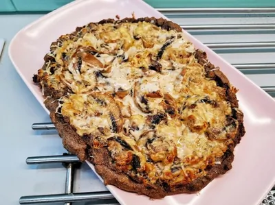 Грибная кетопиццетта