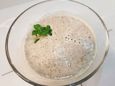 Сливочный суп-пюре из шампиньонов