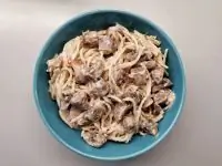 Нежная итальянская паста-жюльен