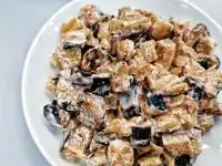 Нежное рагу из баклажана с творожным сыром