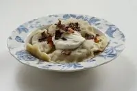 Вареники с тыквой и беконом