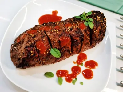 Говяжий антрекот, запеченный в духовке