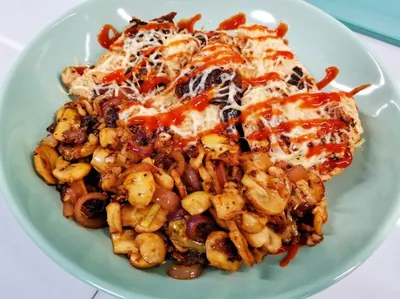 Грудка индейки с пикантными грибочками