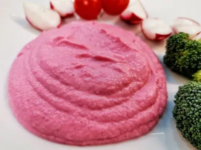 Пюре из цветной капусты и свеклы