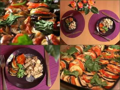 Рататуй c моцареллой