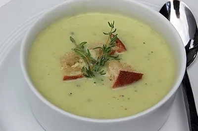 Суп-пюре из кабачков