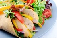 Домашняя шаурма с курицей