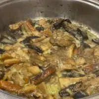 Домашняя паста с белыми грибами