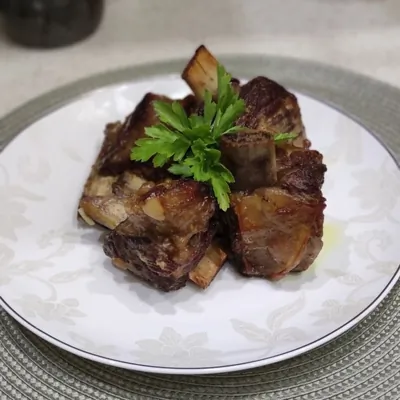 Говяжьи ребра в вине