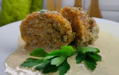 Биточки куриные в духовке