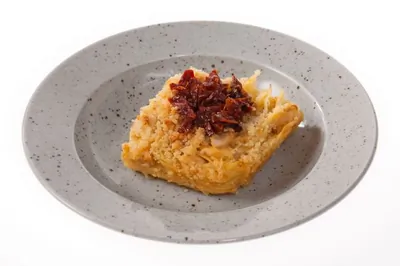 Запеканка из яичной лапши c курицей