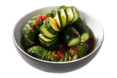 Спиральки из огурцов