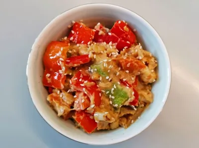 Овощное рагу в пикантном соусе