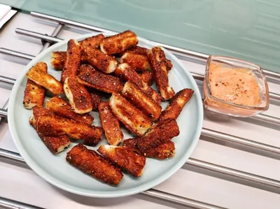 Закуска из сыра халуми