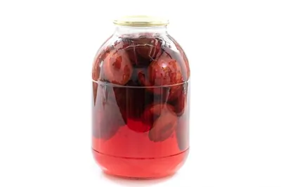 Компот из слив с ромом