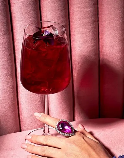 Безалкогольный коктейль «Джорно» с каркаде