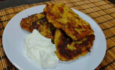 Кабачковые оладьи