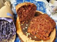 Шоколадный кекс с кедровыми орехами