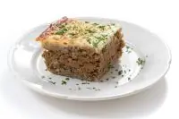 Запеканка из гречки с печенкой