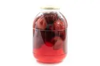 Компот из слив с ромом